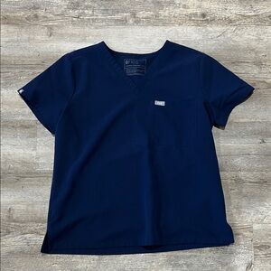 Figs Navy Catarina Top Medium/Petite